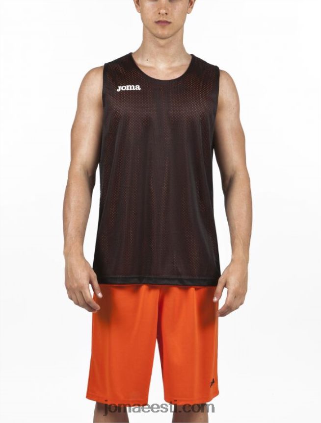 varrukateta t-särk aro DJNBH932 oranž must Joma