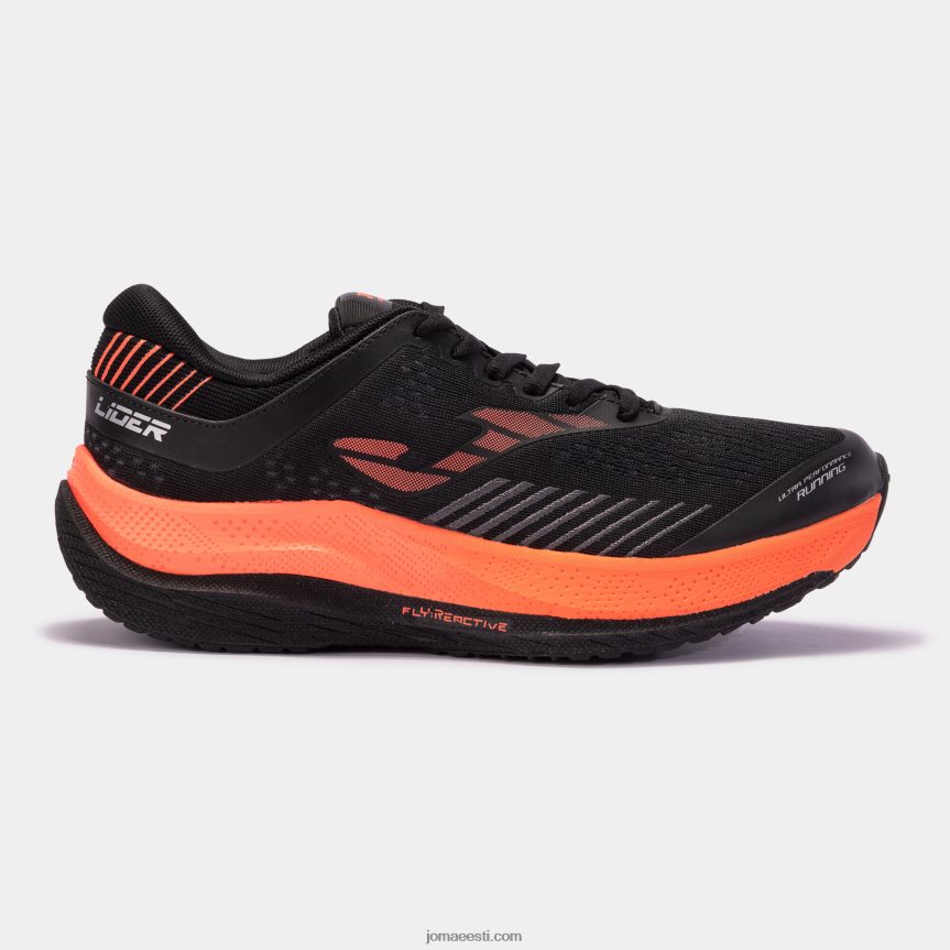 mehed jooksujalatsid lider 22 DJNBH523 must oranž Joma