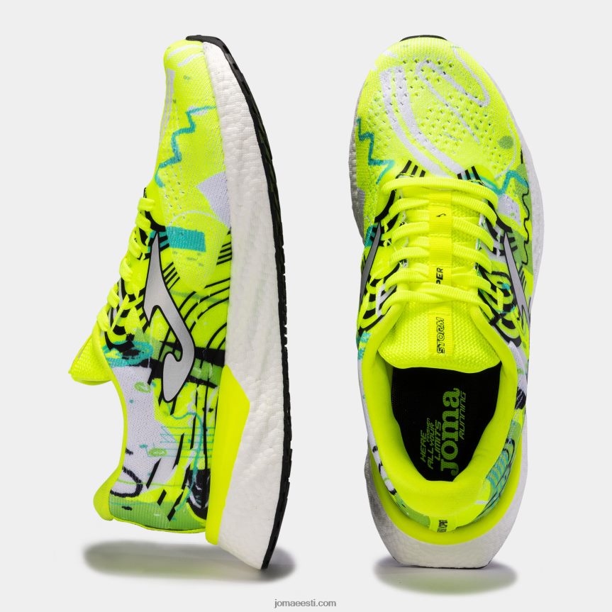 mehed jooksujalatsid r.viper 23 DJNBH578 fluorestseeruv roheline Joma
