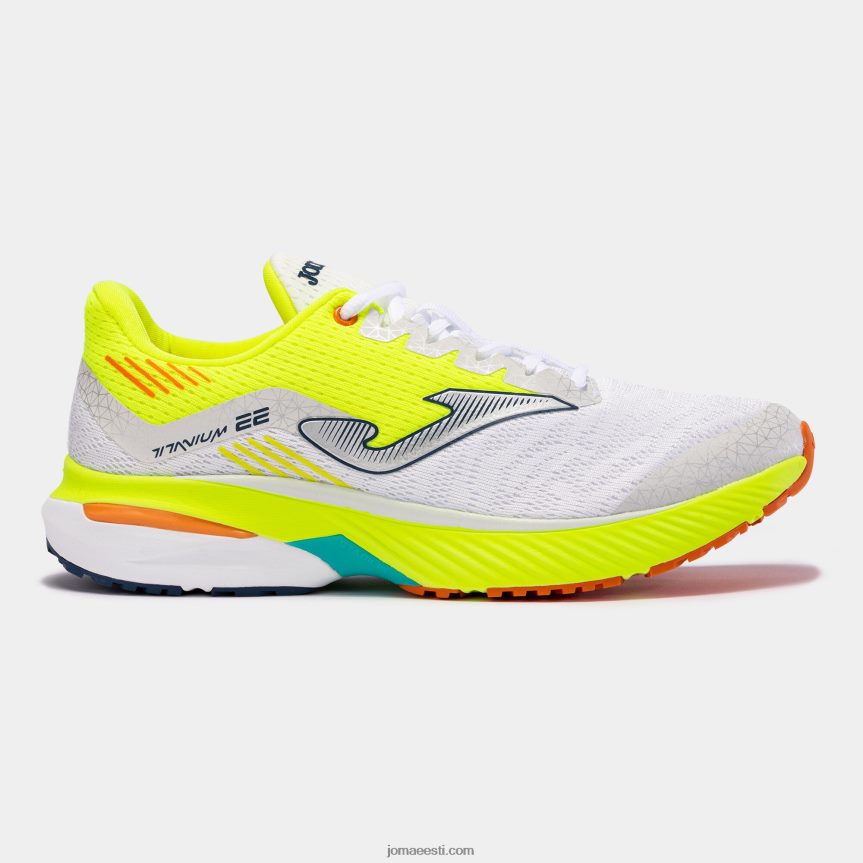 mehed jooksujalatsid titaanist 23 DJNBH857 valge fluorestseeruv kollane Joma