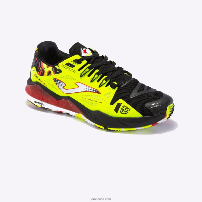 mehed kingad t.spin 23 savi DJNBH839 must fluorestseeruv kollane Joma