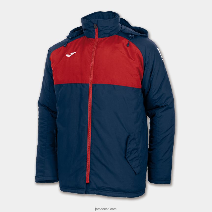 mehed anorak andes DJNBH789 tumesinine punane Joma
