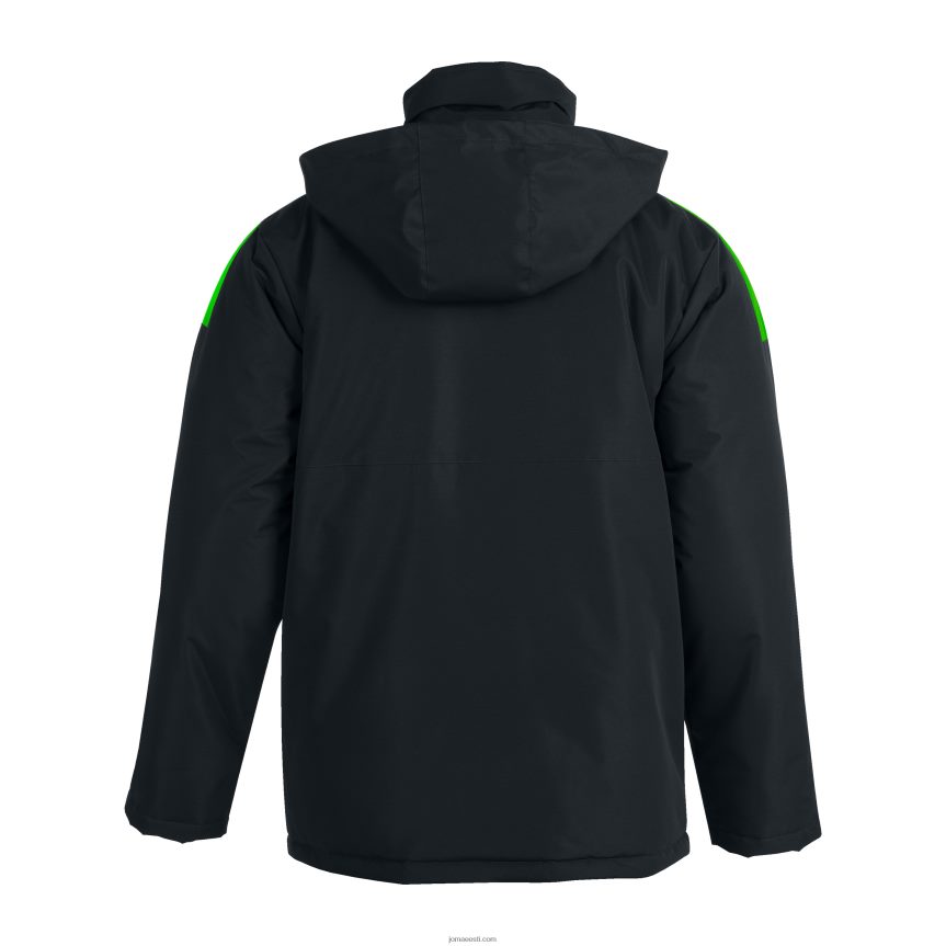 mehed anorak trivor DJNBH1493 must fluorestseeruv roheline Joma