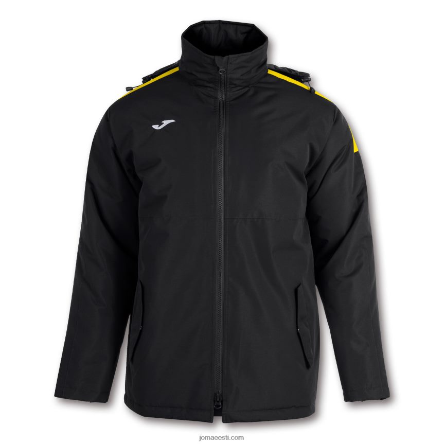 mehed anorak trivor DJNBH4279 must kollane Joma