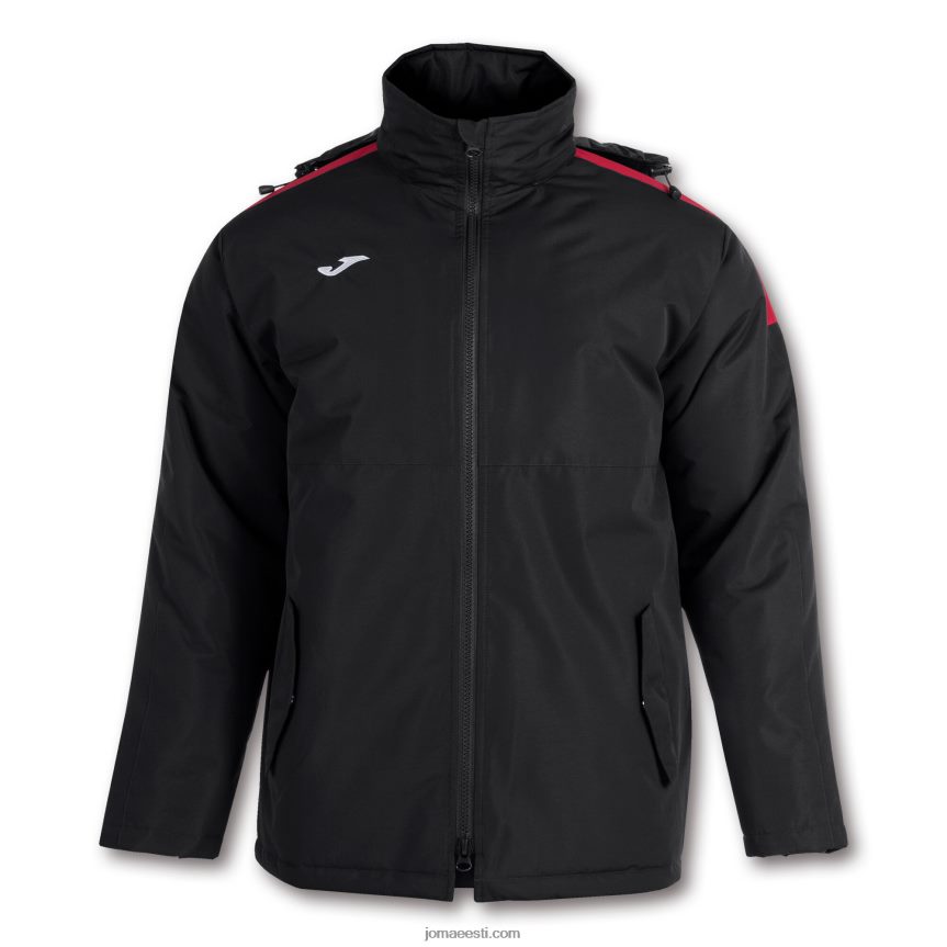 mehed anorak trivor DJNBH4560 must punane Joma