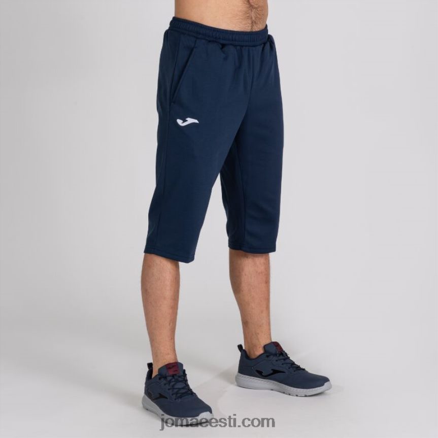 mehed bermuda lühikesed püksid capri DJNBH1277 mereväe sinine Joma