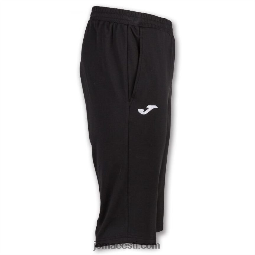 mehed bermuda lühikesed püksid capri DJNBH1459 must Joma