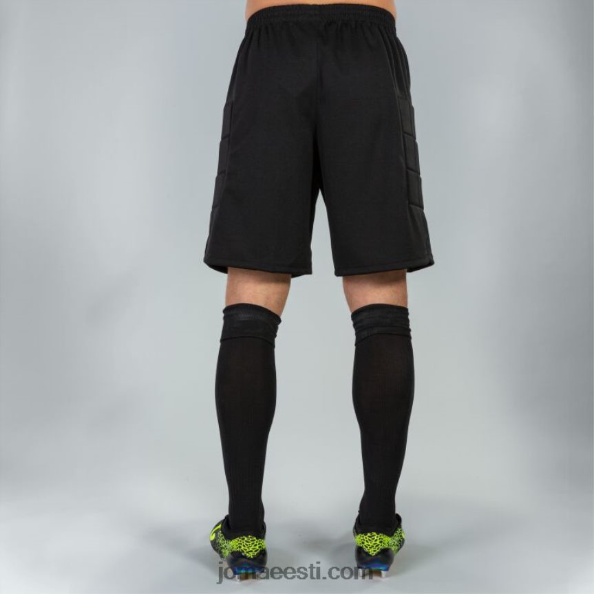 mehed bermuda lühikesed püksid kaitsev DJNBH2828 must Joma