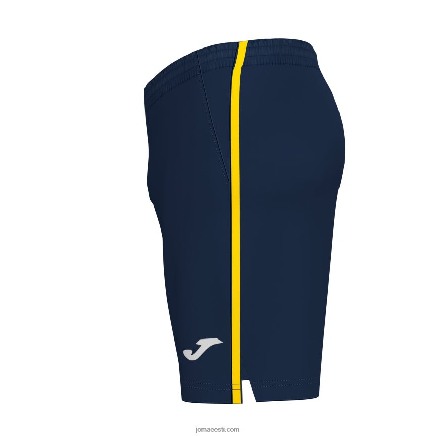 mehed bermuda lühikesed püksid lahti iii DJNBH3563 tumesinine kollane Joma