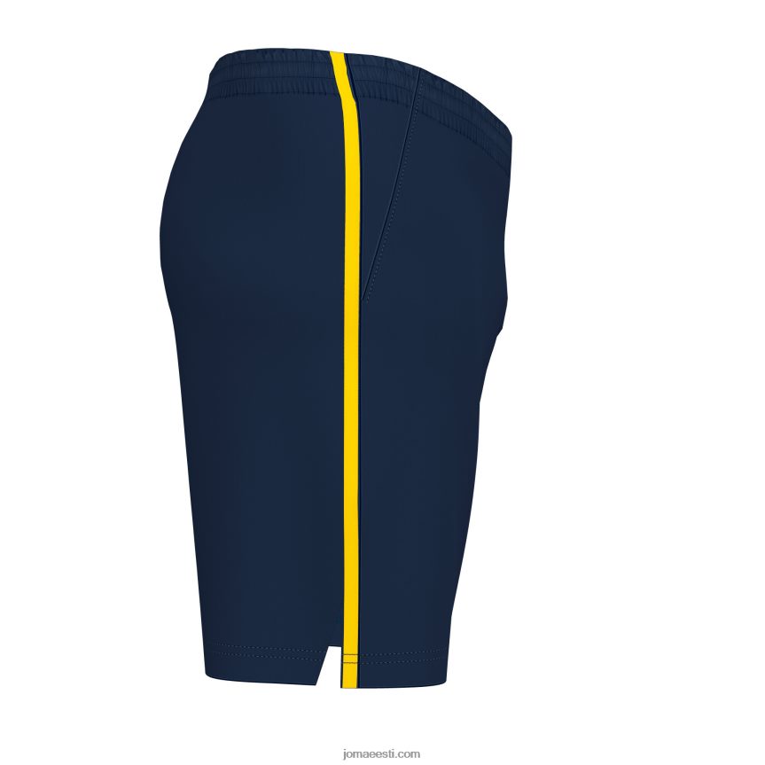 mehed bermuda lühikesed püksid lahti iii DJNBH3563 tumesinine kollane Joma