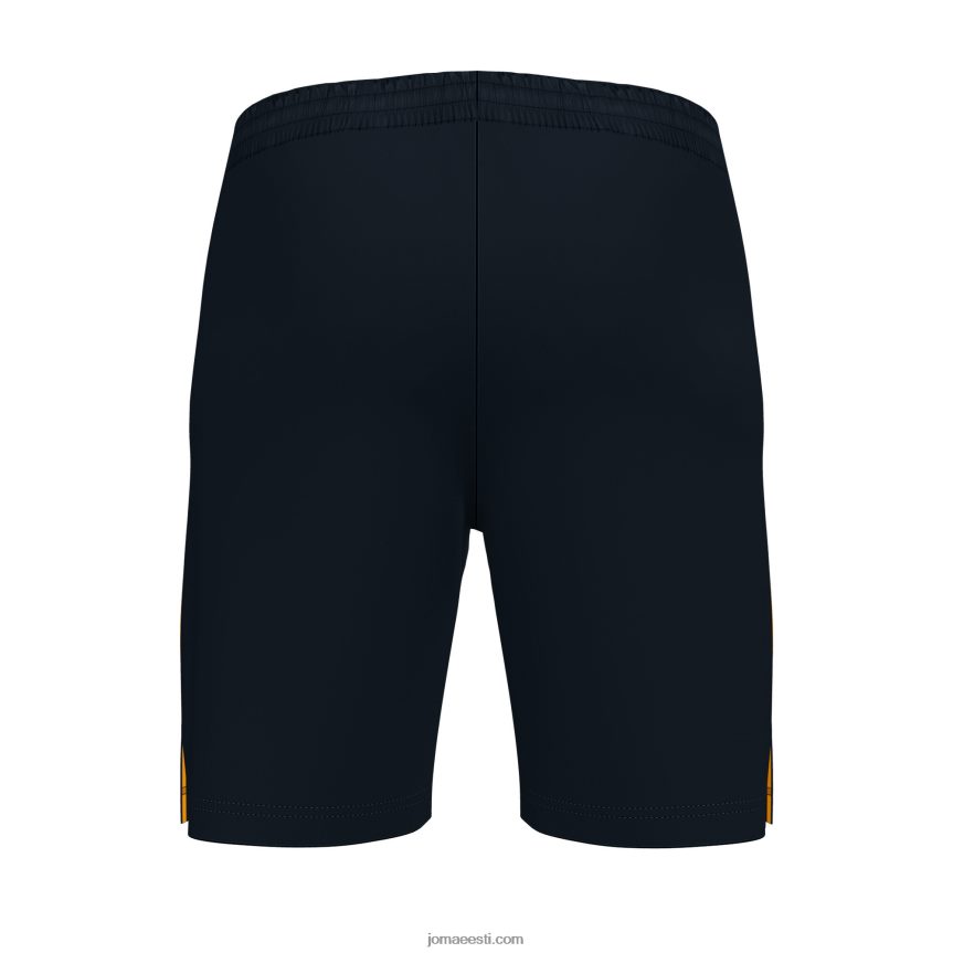 mehed bermuda lühikesed püksid lahti iii DJNBH471 must fluorestseeruv oranž Joma