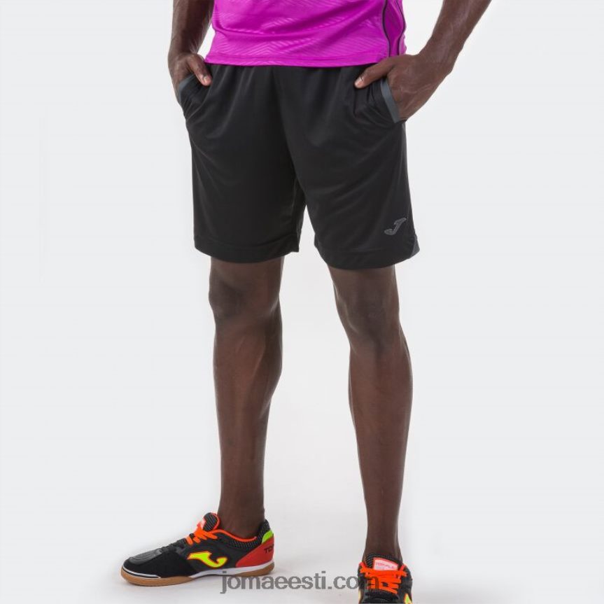 mehed bermuda lühikesed püksid miami DJNBH2682 must Joma