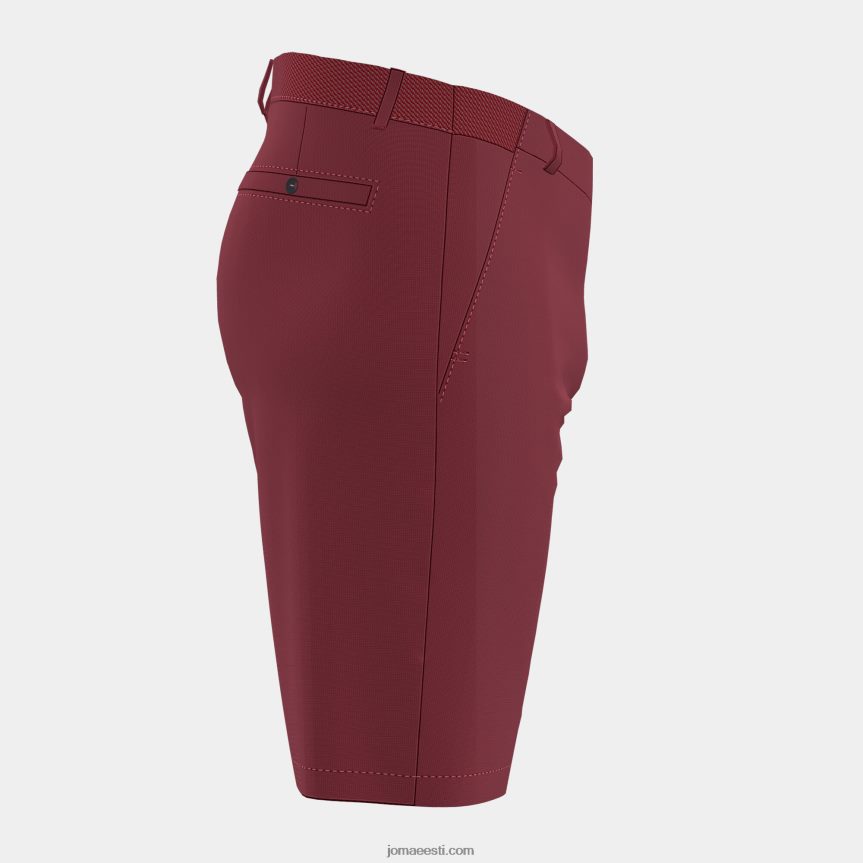 mehed bermuda lühikesed püksid pasarela iii DJNBH340 Burgundia Joma