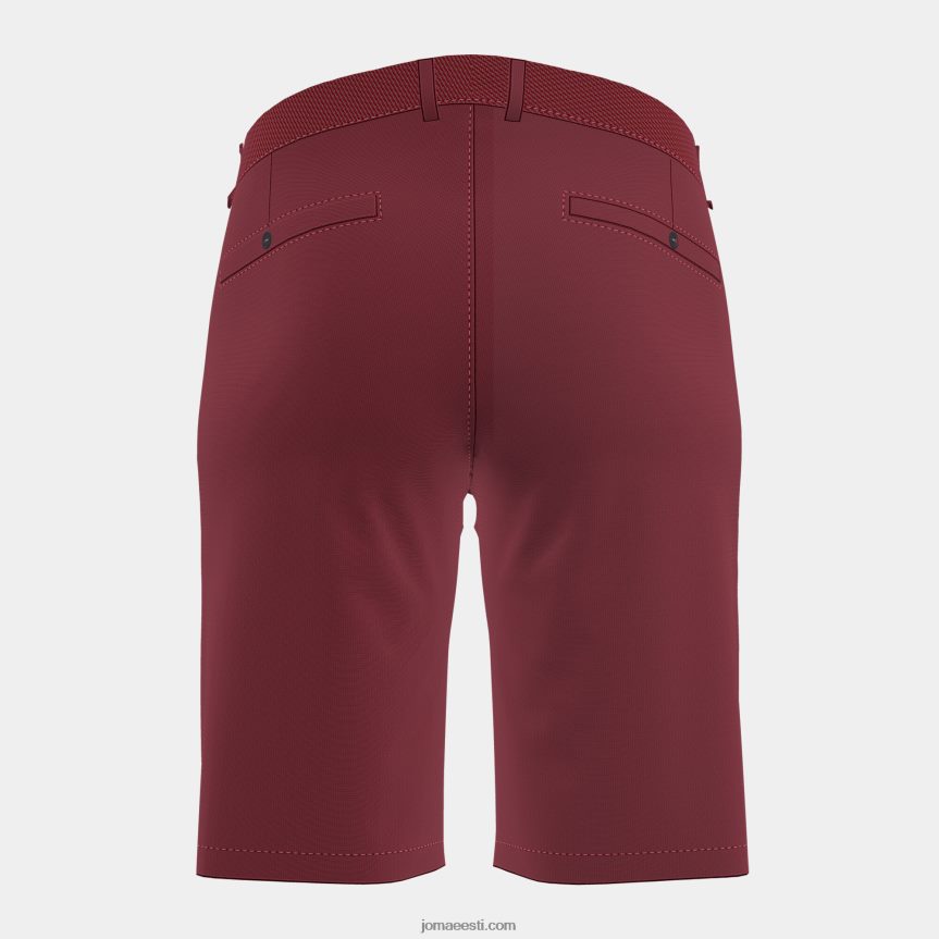 mehed bermuda lühikesed püksid pasarela iii DJNBH340 Burgundia Joma