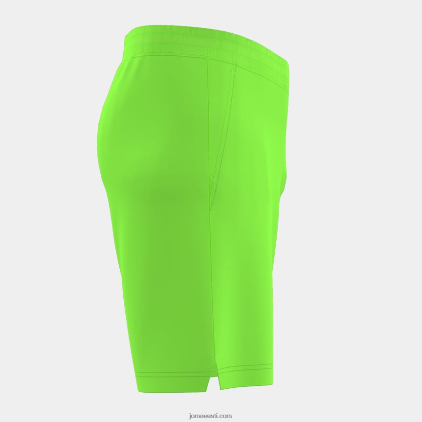 mehed bermuda lühikeste pükstega sõita DJNBH4377 fluorestseeruv roheline Joma