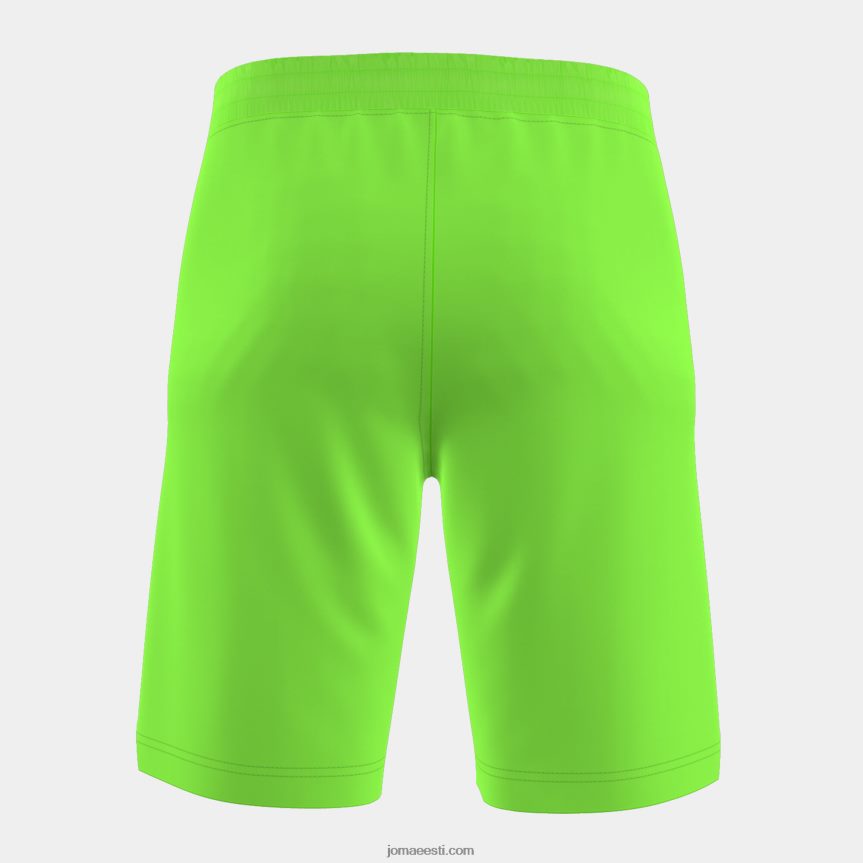 mehed bermuda lühikeste pükstega sõita DJNBH4377 fluorestseeruv roheline Joma