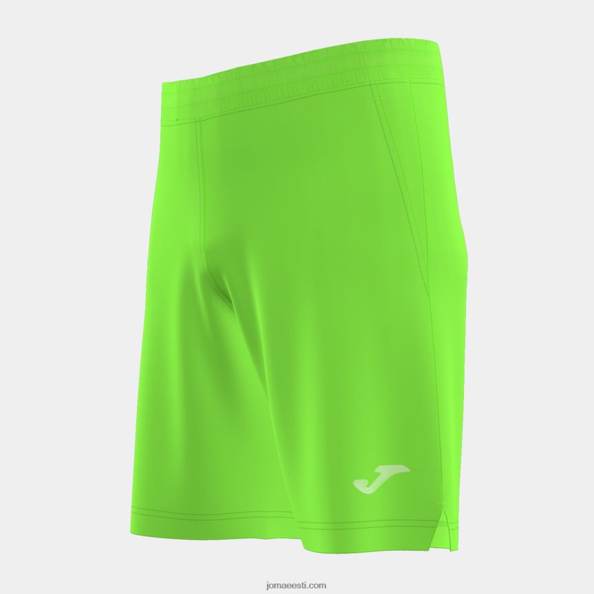mehed bermuda lühikeste pükstega sõita DJNBH4377 fluorestseeruv roheline Joma