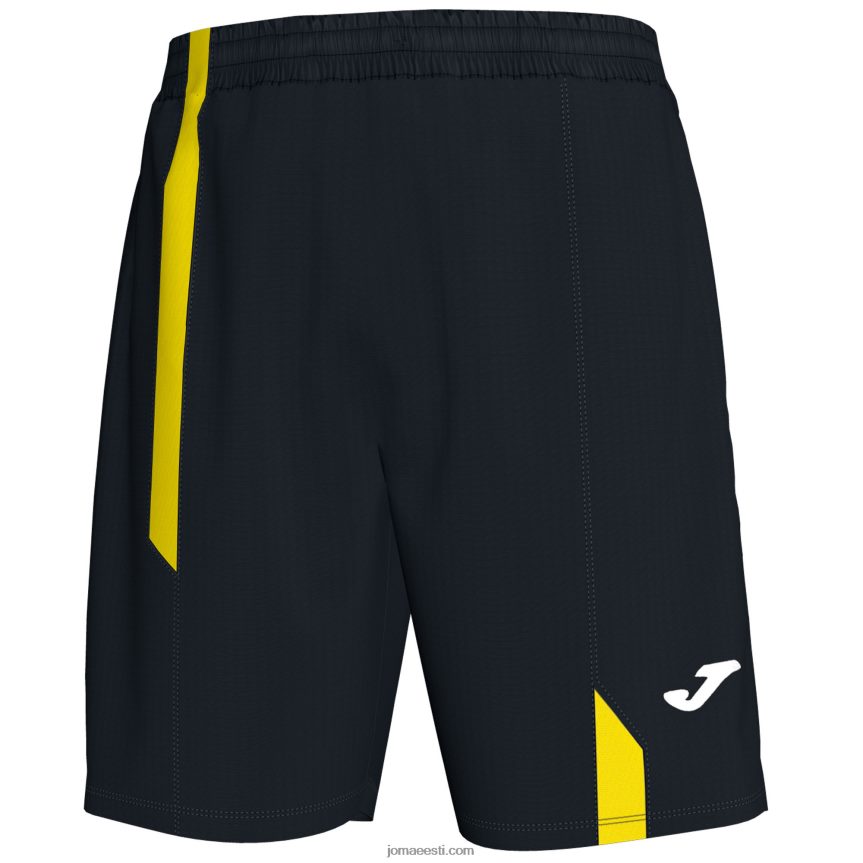 mehed bermuda püksid supernoova DJNBH3211 must kollane Joma