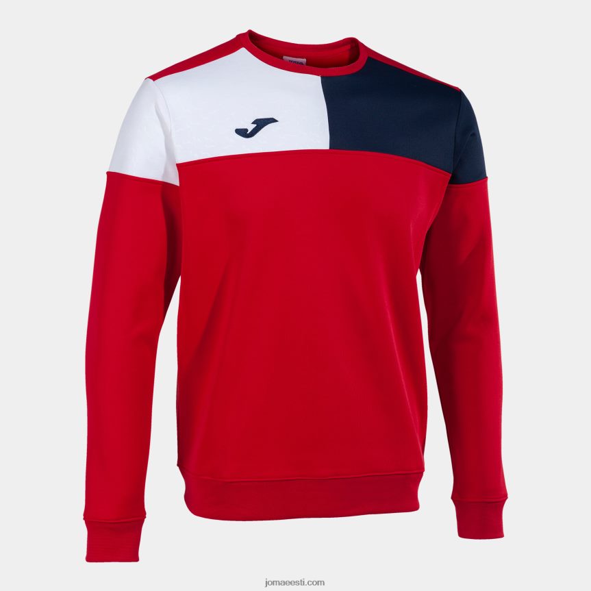 mehed dressipluus crew v DJNBH1101 punane meresinine valge Joma