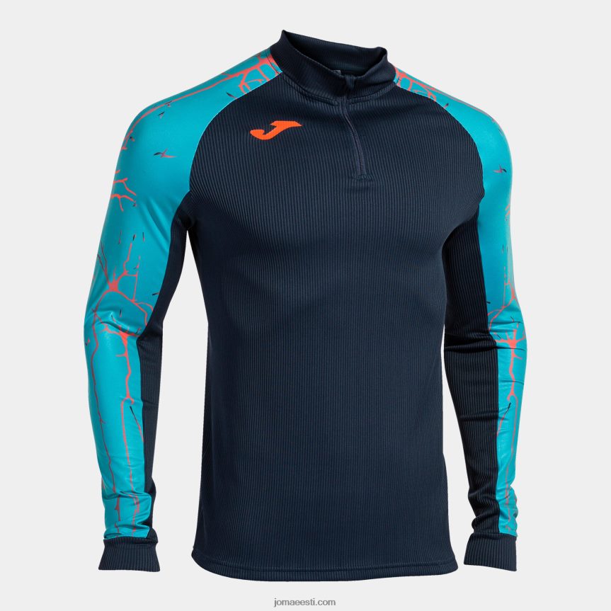 mehed dressipluus eliit ix DJNBH3236 tumesinine türkiissinine Joma