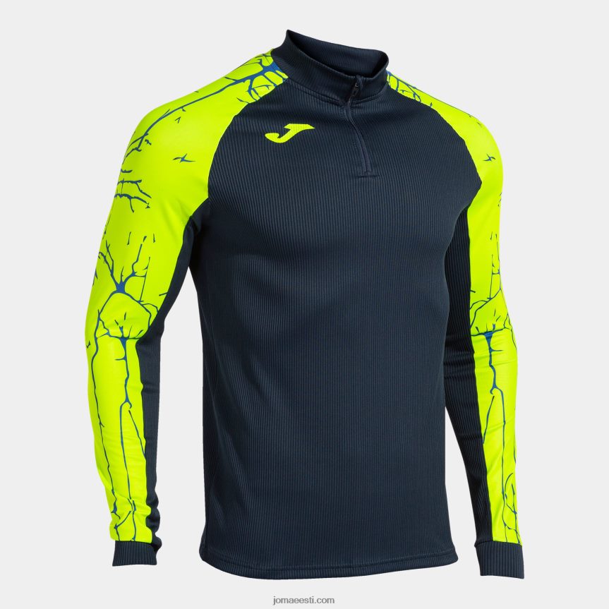 mehed dressipluus eliit ix DJNBH4223 tumesinine fluorestseeruv kollane Joma