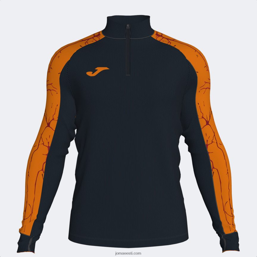 mehed dressipluus eliit ix DJNBH4643 must oranž Joma