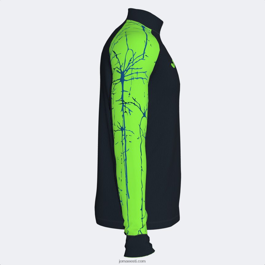 mehed dressipluus eliit ix DJNBH483 must fluorestseeruv roheline Joma