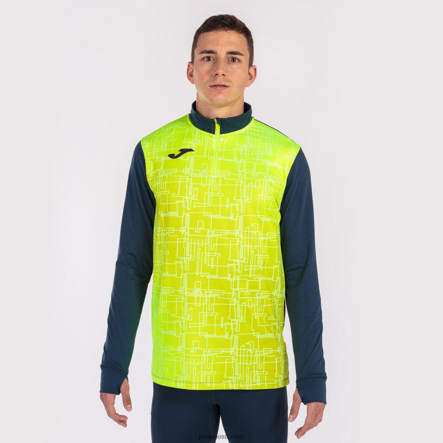 mehed dressipluus eliit viii DJNBH2837 tumesinine fluorestseeruv kollane Joma