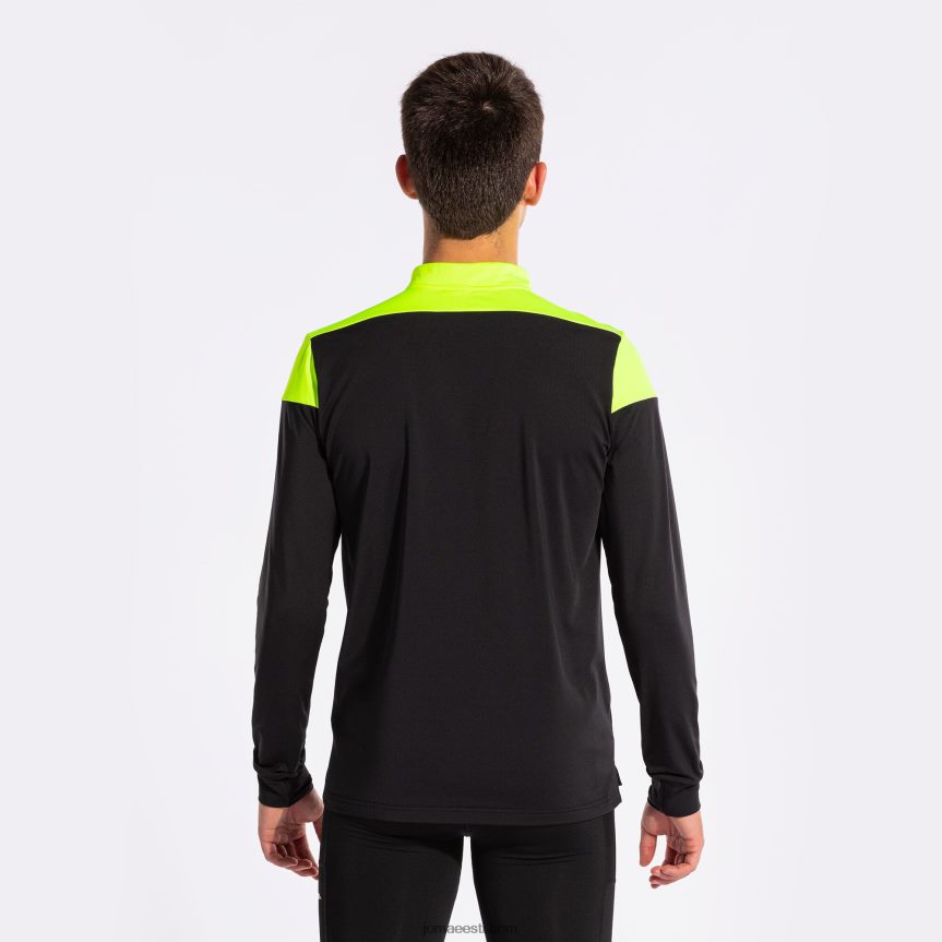 mehed dressipluus eliit x DJNBH4665 must fluorestseeruv kollane Joma