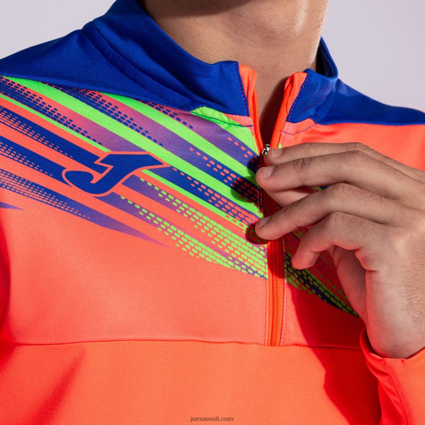 mehed dressipluus eliit x DJNBH884 fluorestseeruv korallisinine Joma