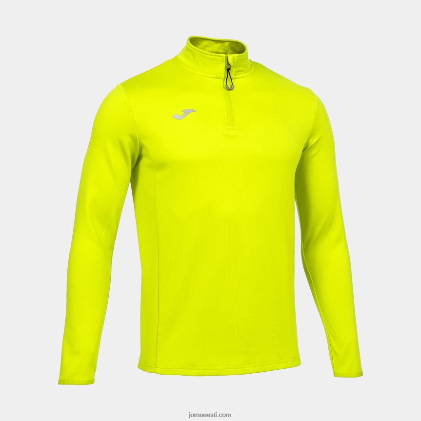 mehed dressipluus jooksuõhtu DJNBH4552 fluorestseeruv kollane Joma