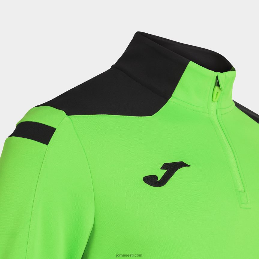 mehed dressipluusi meistrivõistlused vi DJNBH1219 fluorestseeruv roheline must Joma