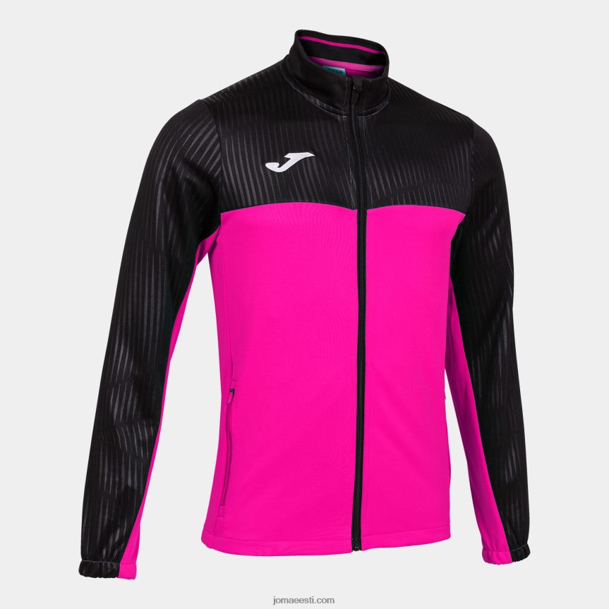 mehed jakk montreal DJNBH1386 fluorestseeruv roosa must Joma