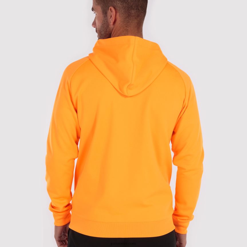 mehed kapuutsiga jakk menfis DJNBH3219 fluorestseeruv oranž Joma
