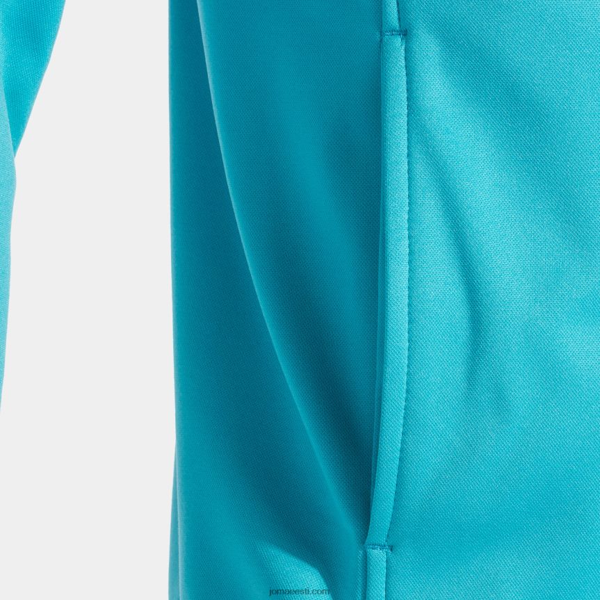 mehed kapuutsiga jakk menfis DJNBH844 fluorestseeruv türkiissinine Joma