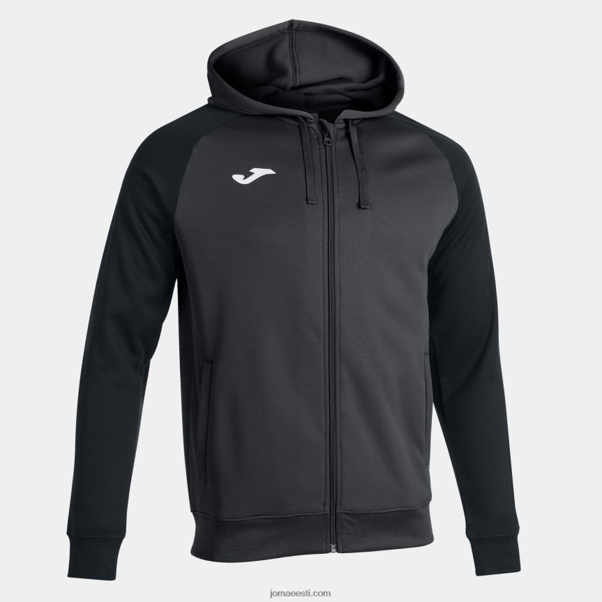 mehed kapuutsiga jope akadeemia iv DJNBH3350 tumehall must Joma