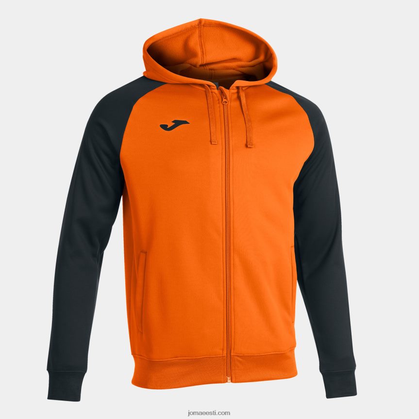 mehed kapuutsiga jope akadeemia iv DJNBH823 oranž must Joma