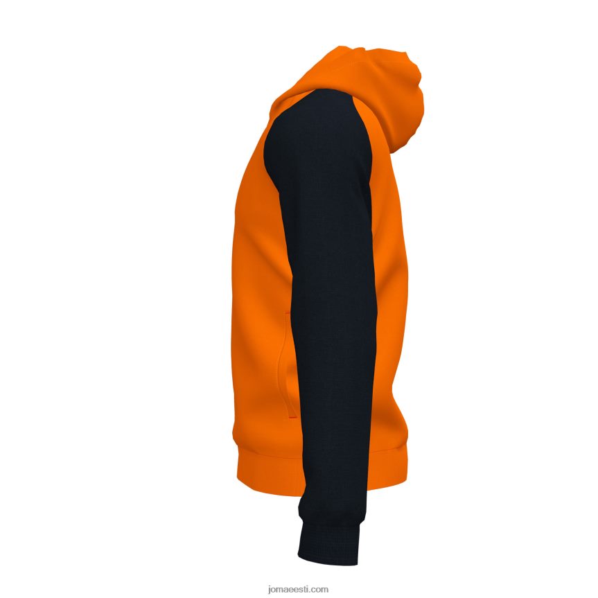 mehed kapuutsiga jope akadeemia iv DJNBH823 oranž must Joma