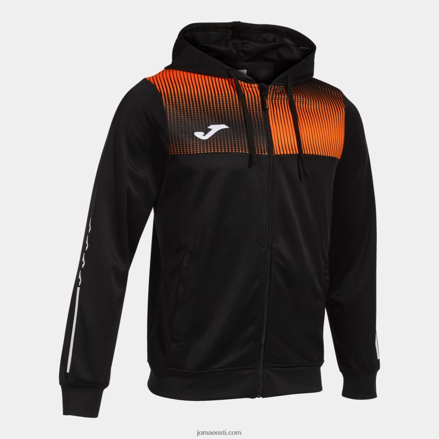 mehed kapuutsiga jope öko supernova DJNBH1179 must oranž Joma