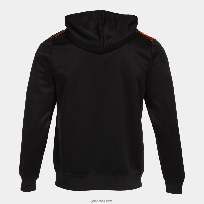 mehed kapuutsiga jope öko supernova DJNBH1179 must oranž Joma