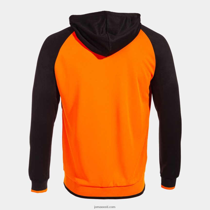mehed kapuutsiga jope supernova ii DJNBH2875 oranž must Joma
