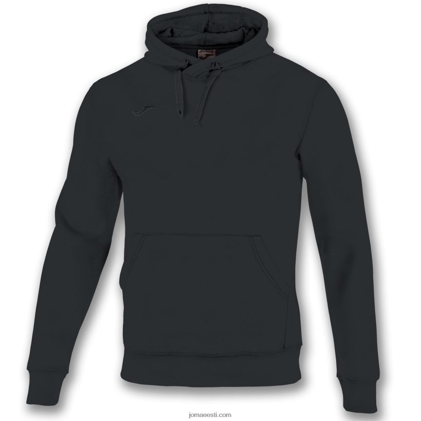 mehed kapuutsiga kampsun atenas ii DJNBH3354 must Joma