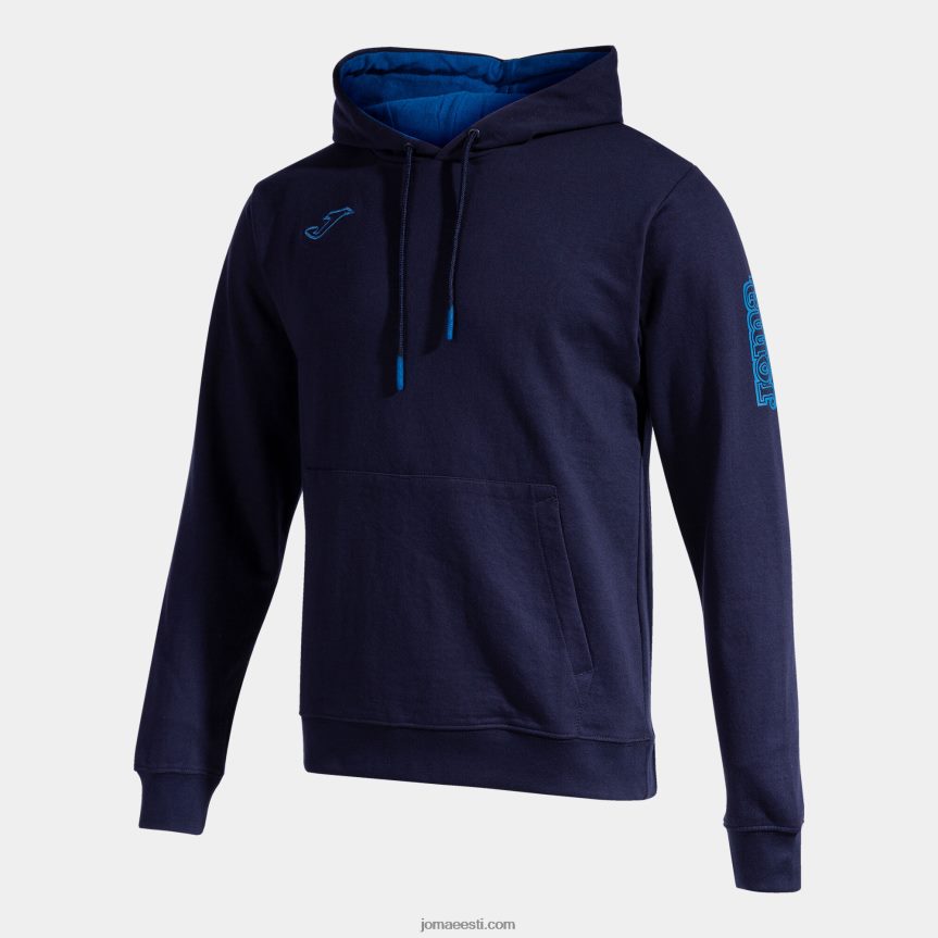 mehed kapuutsiga kampsun urban street DJNBH383 mereväe sinine Joma