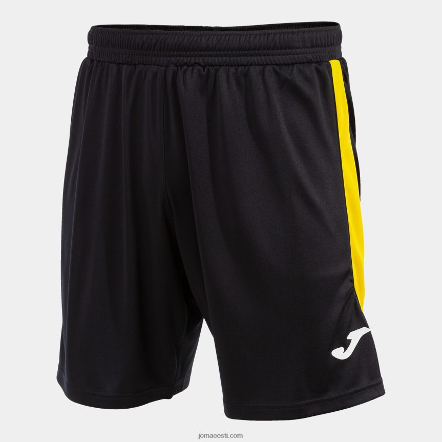 mehed lühikesed püksid glasgow DJNBH1560 must kollane Joma