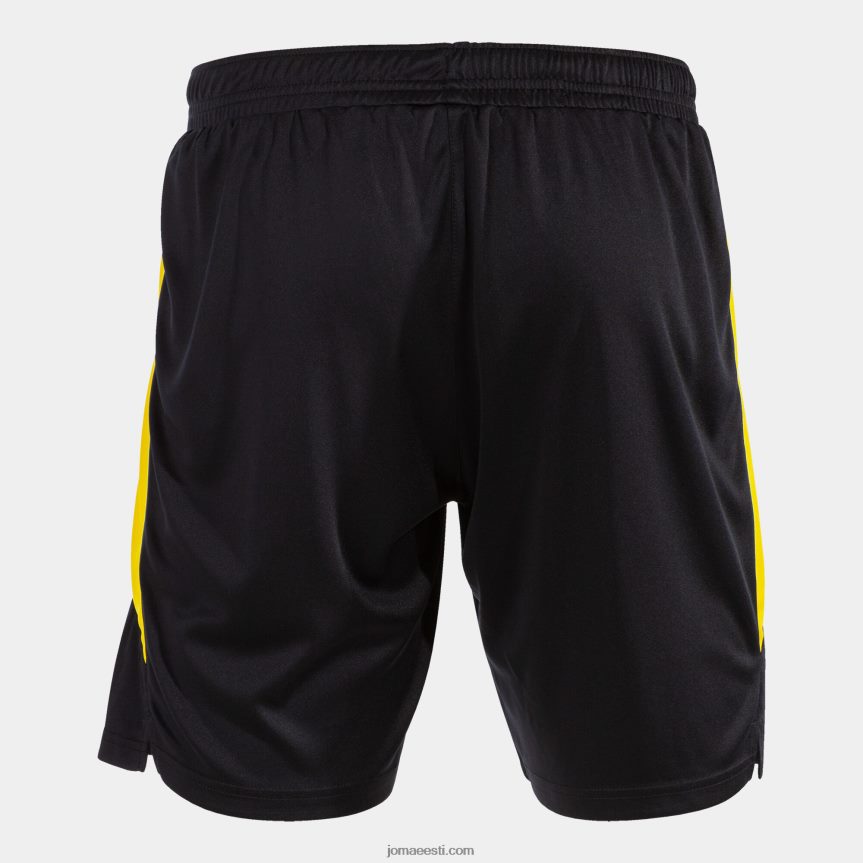 mehed lühikesed püksid glasgow DJNBH1560 must kollane Joma