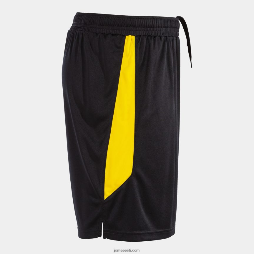 mehed lühikesed püksid glasgow DJNBH1560 must kollane Joma