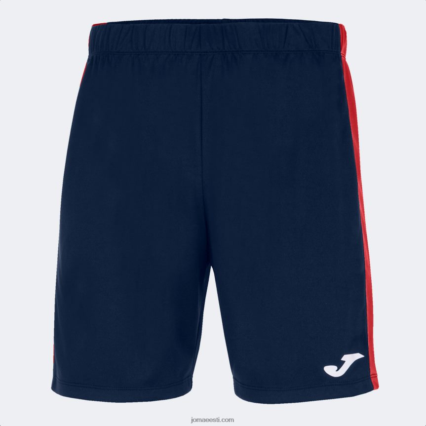 mehed lühikesed püksid maxi DJNBH3138 tumesinine punane Joma
