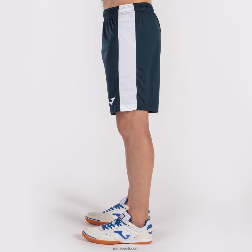 mehed lühikesed püksid maxi DJNBH3409 tumesinine valge Joma