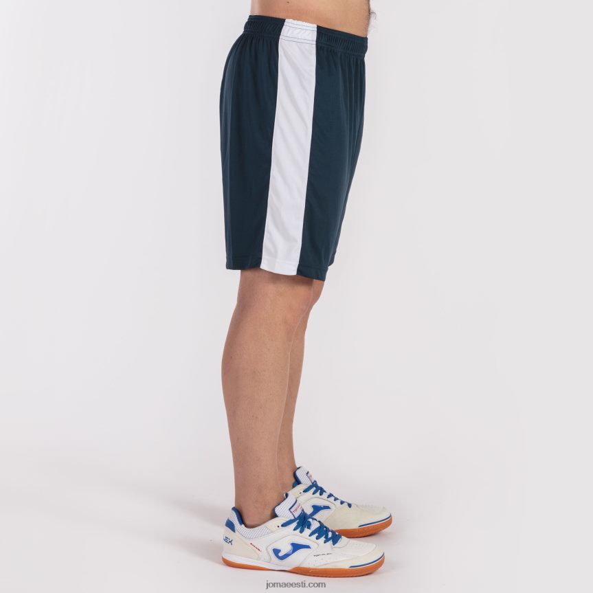 mehed lühikesed püksid maxi DJNBH3409 tumesinine valge Joma