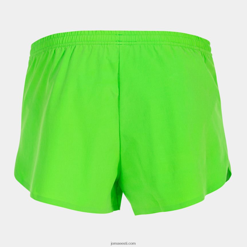 mehed lühikesed püksid olimpia DJNBH496 fluorestseeruv roheline Joma